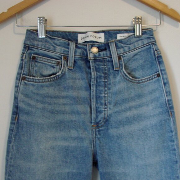 Aritzia Denim Forum Blue Straight Leg Jeans - Picture 5 of 16